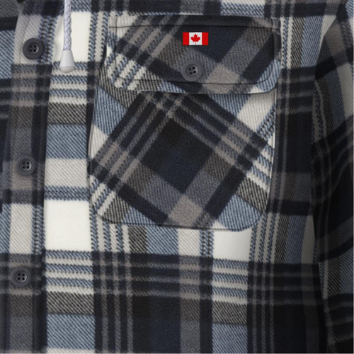 415BG Chemise &agrave; capuche matelass&eacute;e, Hommes, T-petit, Multicolore Kelford
