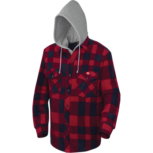 415RB Chemise &agrave; capuche matelass&eacute;e, Hommes, Petit, Multicolore Kelford
