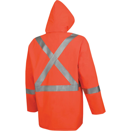 576J Veste de pluie ignifuge haute visibilit&eacute;, Petit, Orange haute visibilit&eacute; Kelford