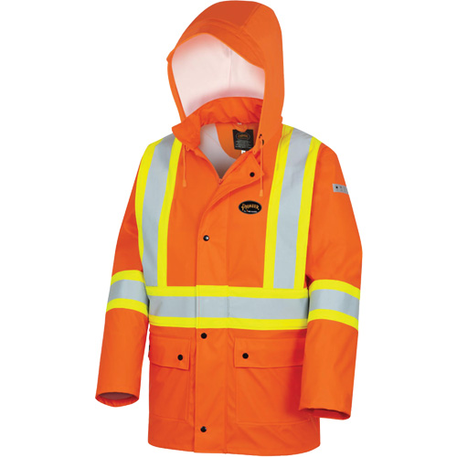5892PKT Veste de s&eacute;curit&eacute; imperm&eacute;able &agrave; haute visibilit&eacute; ignifuge, T-petit, Orange haute visibilit&eacute; Kelford