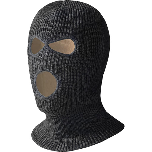 5560A Cagoule doubl&eacute;e &agrave; trois trous, Noir Kelford