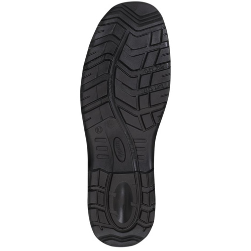 1027 Black 8" Work Boots, Leather, Steel Toe, Size 14 Kelford