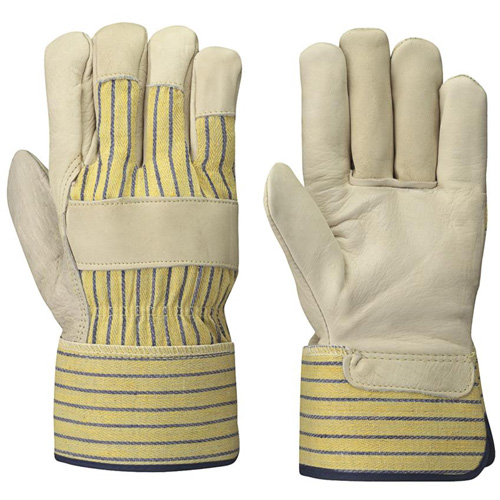 536 Fitter's Gloves, One Size, Grain Cowhide Palm Kelford