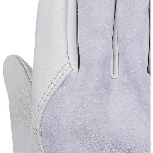 535G Beige Driver's Gloves, Small, Grain Cowhide Palm Kelford