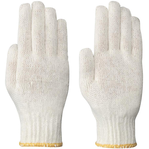 541 Knitted Liner Gloves, Poly/Cotton, Large Kelford