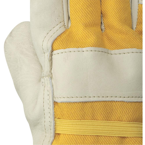 537FLRF Gants d'appareilleur isol&eacute;s, Taille unique, Paume en Cuir fleur de vache, Doublure en Boa Kelford