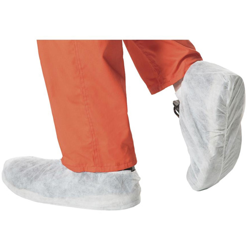 2022 Couvre-chaussures jetables, Taille unique, Polypropyl&egrave;ne, Blanc Kelford