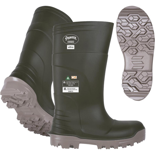 B105FUL.GR Pioneer Ultra Boots, Polyurethane, Steel/Composite Toe, Size 6, Puncture Resistant Sole Kelford