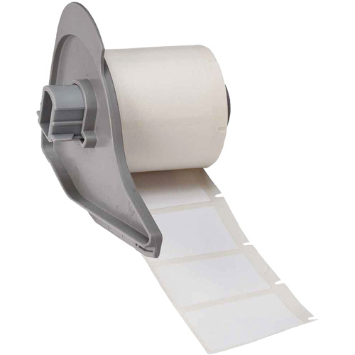Harsh Environment Multi-Purpose Labels, Polyester, 1.5" L x 1" H, White Kelford