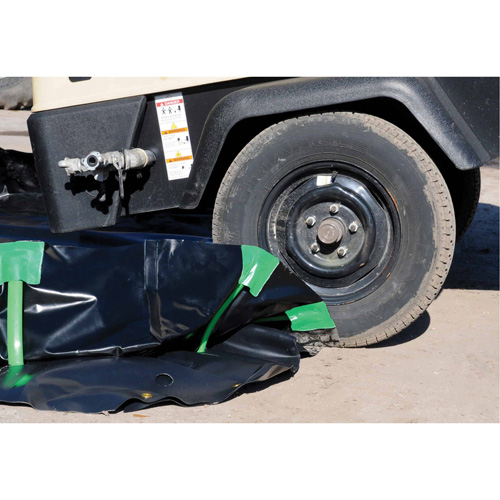 Berme Ultra-Containment Berm, Capacit&eacute; 3740 gal. US, 10' la x 50' lo x 12" h, Paroi &agrave; piquets Kelford