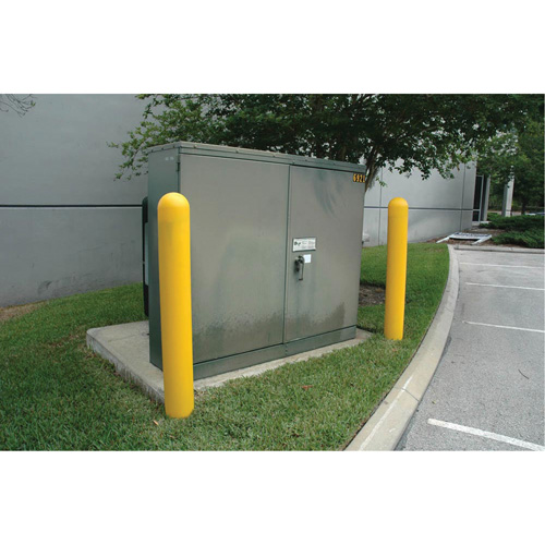 Ultra-Post Protector&reg;, 8" Dia. x 52" L, Yellow Kelford