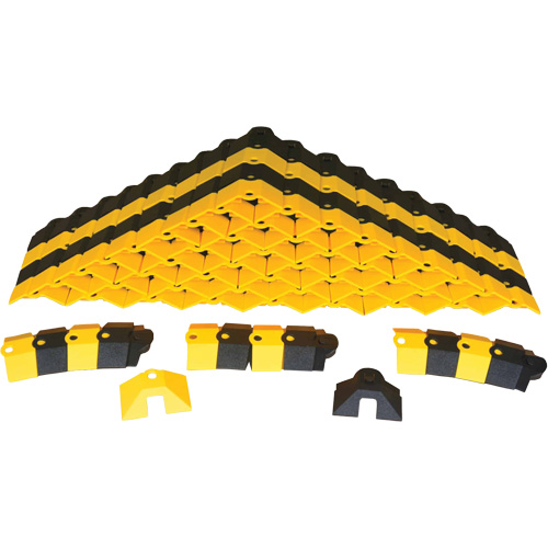 Bulk Box Ultra-Sidewinder Cable Protection System – 24 pieds, 288" x 9,8" x 1,4", 2000 lb (1 tonne) Kelford