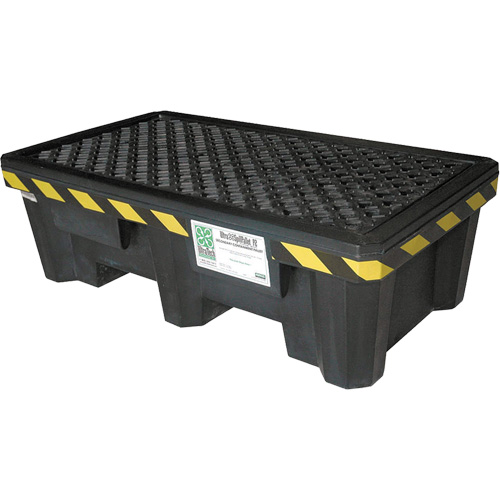 2-Drum Economy Ultra-Spill Pallet&reg;, 66 US gal. Spill Capacity, 53" x 29" x 16.5" Kelford