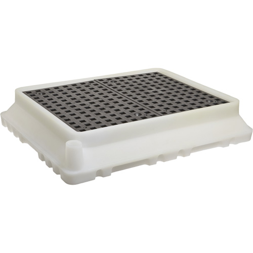 P4 Ultra-Spill Tray, 17" lo x 21" la x 4" h, Cap. de d&eacute;versement 2,9 gal. US Kelford