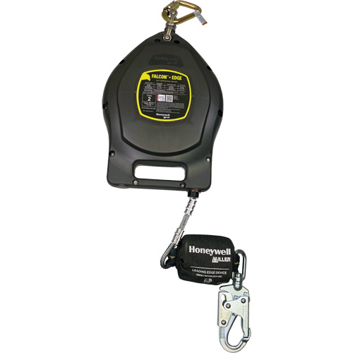 Falcon+ Edge Self-Retracting Lifeline, 50', Galvanized Steel, Swivel Kelford