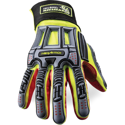 Gants r&eacute;sistants aux coupures Rig Lizard 2028X, 6/T-petit, Paume en Synth&eacute;tique/PEHP, Poignet &eacute;lastique/Boucle et crochet Kelford