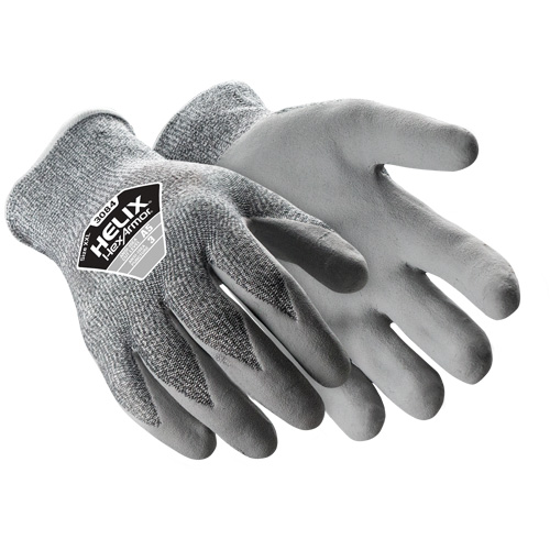Gants r&eacute;sistants aux coupures Helix 3084, Taille Petit/7, Calibre 13, Rev&ecirc;tement Silicone, Enveloppe en PEHP, ASTM ANSI niveau A5 Kelford