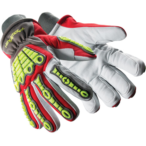 Gants r&eacute;sistants aux chocs Chrome SLT Winter 4073, 6/T-petit, Paume en Ch&egrave;vre, Poignet Poignet en tricot Kelford