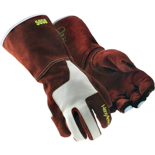 HeatArmor&reg; 5050 Welding Gloves, Split Cowhide, Size Small/7 Kelford