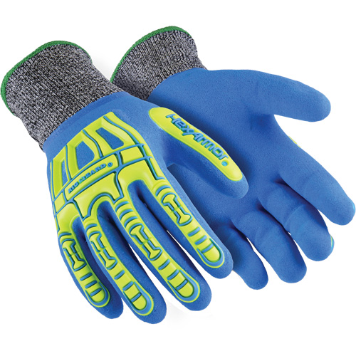 Gants r&eacute;sistants aux coupures Rig Lizard Fluid 7102, Taille 5/2T-petit, Calibre 13, Rev&ecirc;tement Nitrile, Enveloppe en Fibre de verre/PEHP, ASTM ANSI niveau A4 Kelford