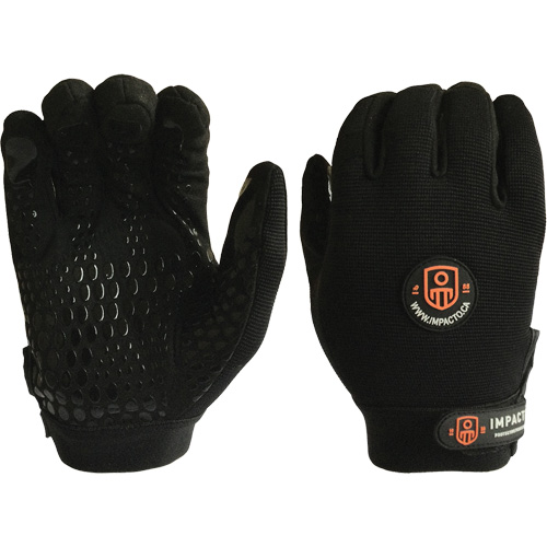 Gants de m&eacute;canicien anti-chocs, 7/Petit, Paume en Synth&eacute;tique/Su&egrave;de, Poignet &eacute;lastique/Boucle et crochet Kelford