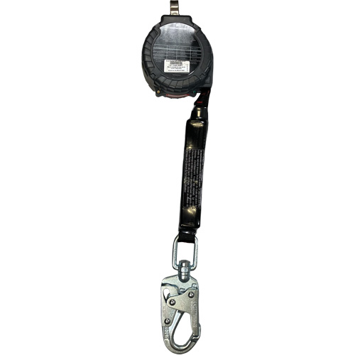 Miller TurboLite+ Scorpion Personal Fall Limiter, 9', Web, Swivel Kelford