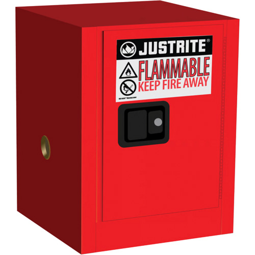Sure-Grip&reg; EX Countertop Flammable Cabinet, 4 gal., 1 Door, 17" W x 22" H x 17" D Kelford