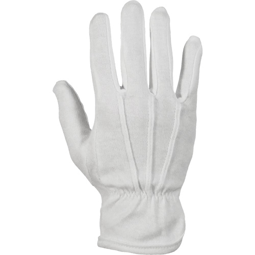 Gants d'inspection classiques Parade, Coton/Nylon, Poignet Non ourl&eacute;, 9/Grand Kelford