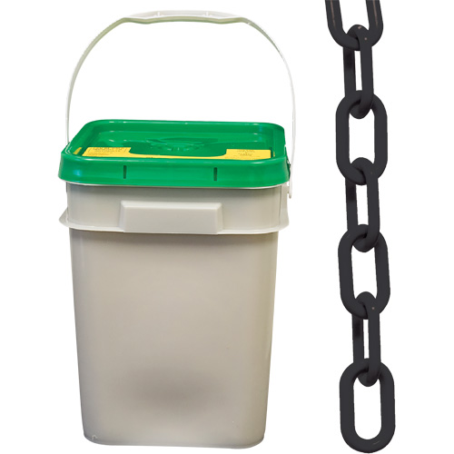 Heavy-Duty Plastic Safety Chain, Black Kelford
