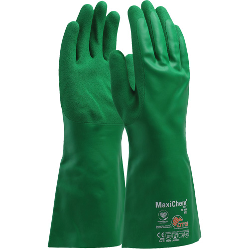 Gants r&eacute;sistants aux produits chimiques ATG MaxiChem Cut, Taille Petit, 14" lo, Nitrile Kelford