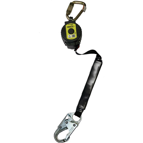 Miller TurboLite+ Scorpion Personal Fall Limiter, 9', Web, Stationary Kelford