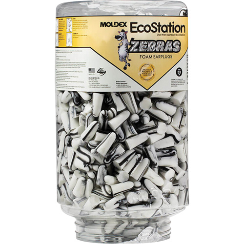 Zebras Disposable Earplugs Refill for EcoStation&reg;  Earplug Dispenser, Bulk - Canister Kelford