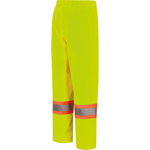 5629W Women's Waterproof Bib Pants, Polyester/Polyurethane, X-Small, High Visibility Lime-Yellow Kelford