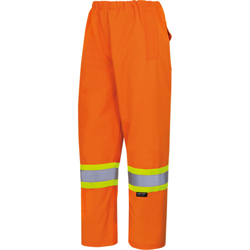 5576 450D Waterproof Safety Pants, Polyester/Polyurethane, Small, High Visibility Orange Kelford