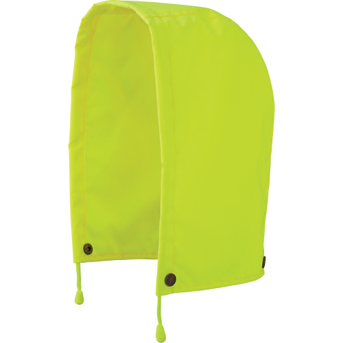5401H Capuchon pour manteau de s&eacute;curit&eacute; imperm&eacute;able haute visibilit&eacute; ind&eacute;chirable en 300D trilob&eacute;, Jaune lime haute visibilit&eacute;, Polyester Kelford