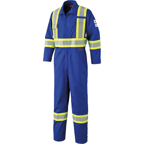 7704T FR-Tech&reg; Arc-Rated Coverall, Size 40 (Tall), Royal Blue, 10 cal/cm² Kelford