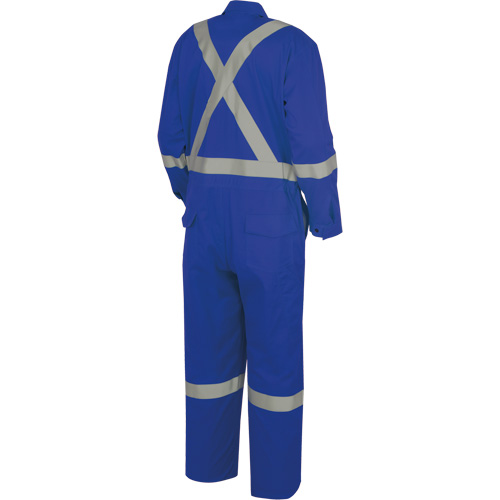7709AT "The Rock" FR-Tech&reg; High Visibility FR/Arc Rated Coveralls, Size 40 (Tall), Royal Blue, 10 cal/cm² Kelford