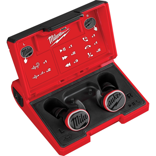 &eacute;couteurs boutons pour le chantier Redlithium USB Bluetooth Kelford