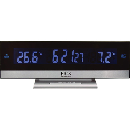 Thermom&egrave;tres int&eacute;rieurs/ext&eacute;rieurs avec alarme, Sans contact, Num&eacute;rique, -22-140°F (-30-60°C) Kelford