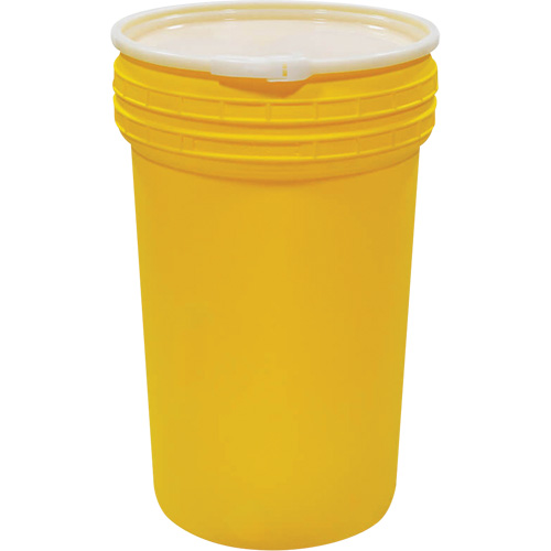 Plastic Lab Pack Nestable Drum with Lever-Lock, 55 US gal., Mobile Kelford