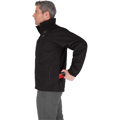 Manteau chauffante M12 ToughShell avec pile, Hommes, Petit, Noir Kelford