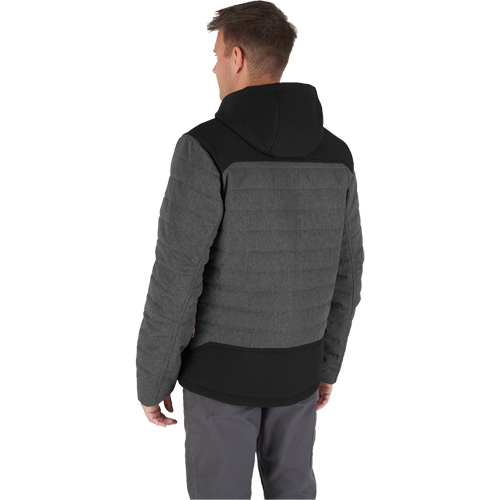 Veste chauffante M12 QuietShell avec pile, Hommes, Petit, Gris Kelford