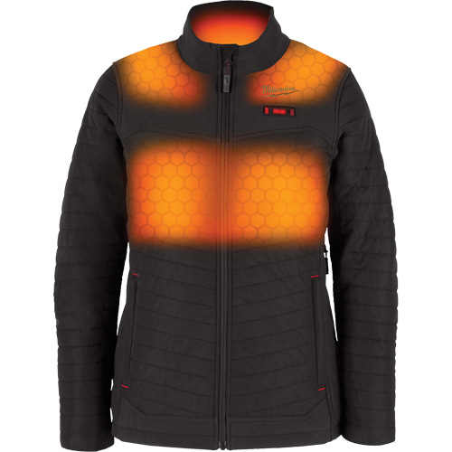 Manteau chauffant M12 Axis avec pile, Femmes, Grand, Noir Kelford