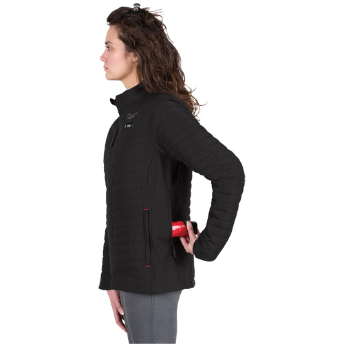 Manteau chauffant M12 Axis avec pile, Femmes, Grand, Noir Kelford