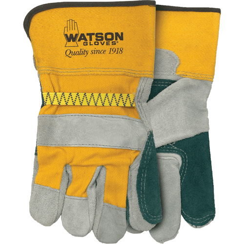 Gants d'ajusteur Mad Dog, Taille unique, Paume en Cuir de vache refendu Kelford
