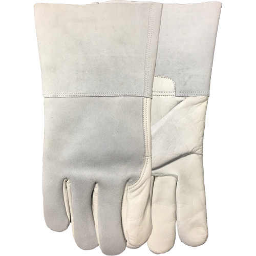 2757E Fabulous Fabricator Fitter's Gloves, Small, Grain Cowhide Palm, Cotton Fleece Inner Lining Kelford