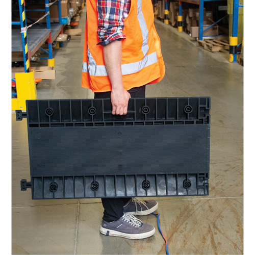 Polyurethane Cable Protector, 3 Channels, 35.43" L x 19.69" W x 3" H Kelford