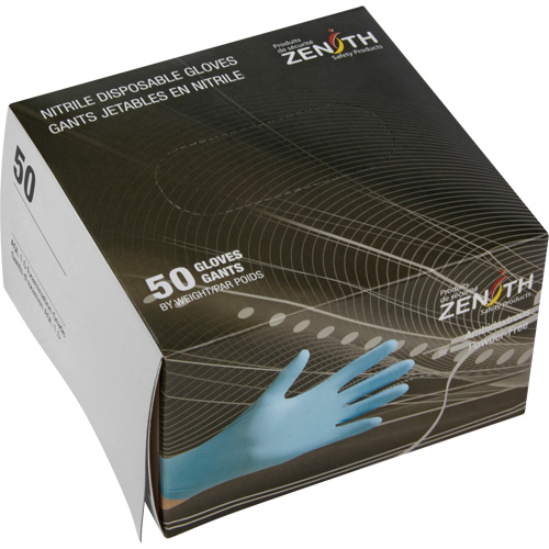Emballages de gants jetables pour machine distributrice, Petit, Nitrile, 4,5 mils, Sans poudre, Bleu, Classe 2 Kelford