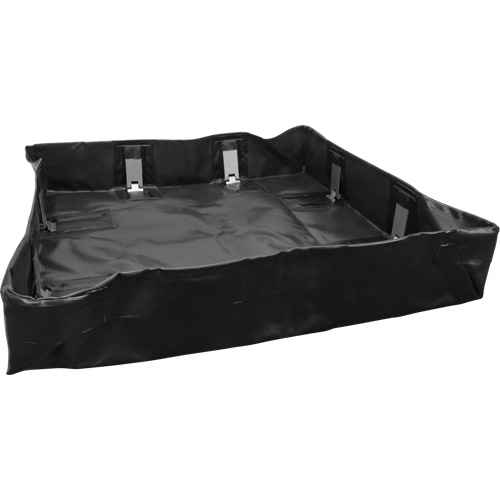 Collapsible Berm, 299 US gal. Capacity, 8' W x 10' L x 6" H, Snap-Up Bracket Kelford