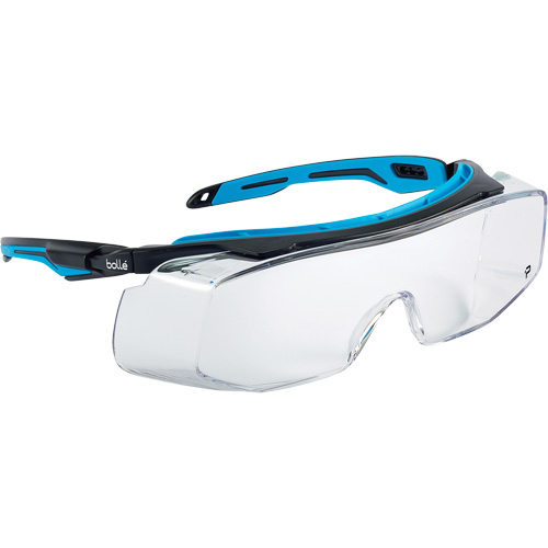 TRYON OTG Ultra-Wraparound Safety Glasses, Clear Lens, Anti-Fog/Anti-Scratch Kelford